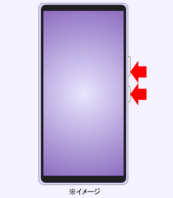 Xperia 10 V SO-52D スクリーンショット方法